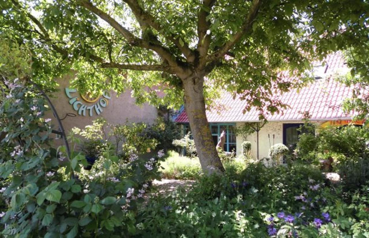 Hotel Gastehaus Und Cafe - Lichthof Ottendorf  Exterior foto